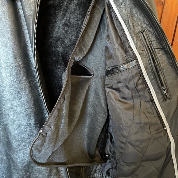 Men’s MM Michael Michelle U.S.A. Large Leather Jacket - Picture 4 of 13